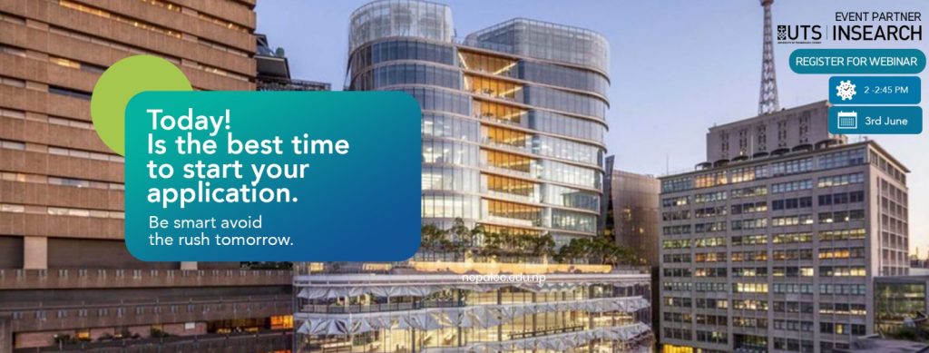 UTS INSEARCH Sydney exclusive webinar for Nepal .